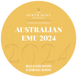 Australijski Emu 1 uncja Srebra 2024