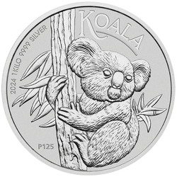 Koala 1000 gramów Srebra 2024