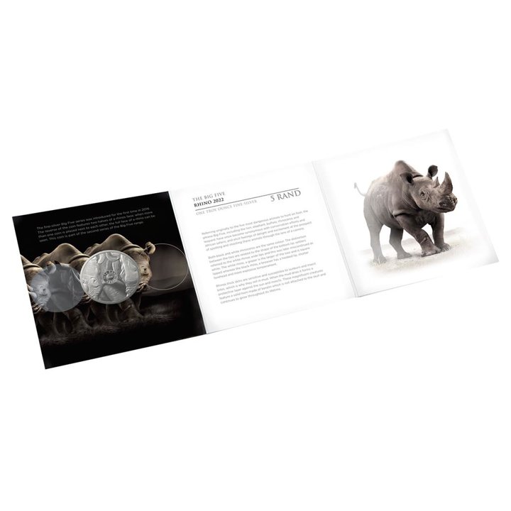Big Five II: Rhino 1 uncja Srebra 2022
