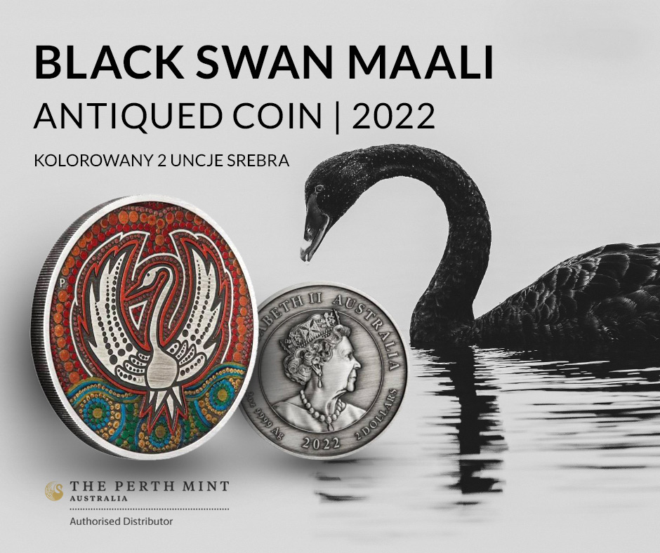 Black Swan Maali kolorowany