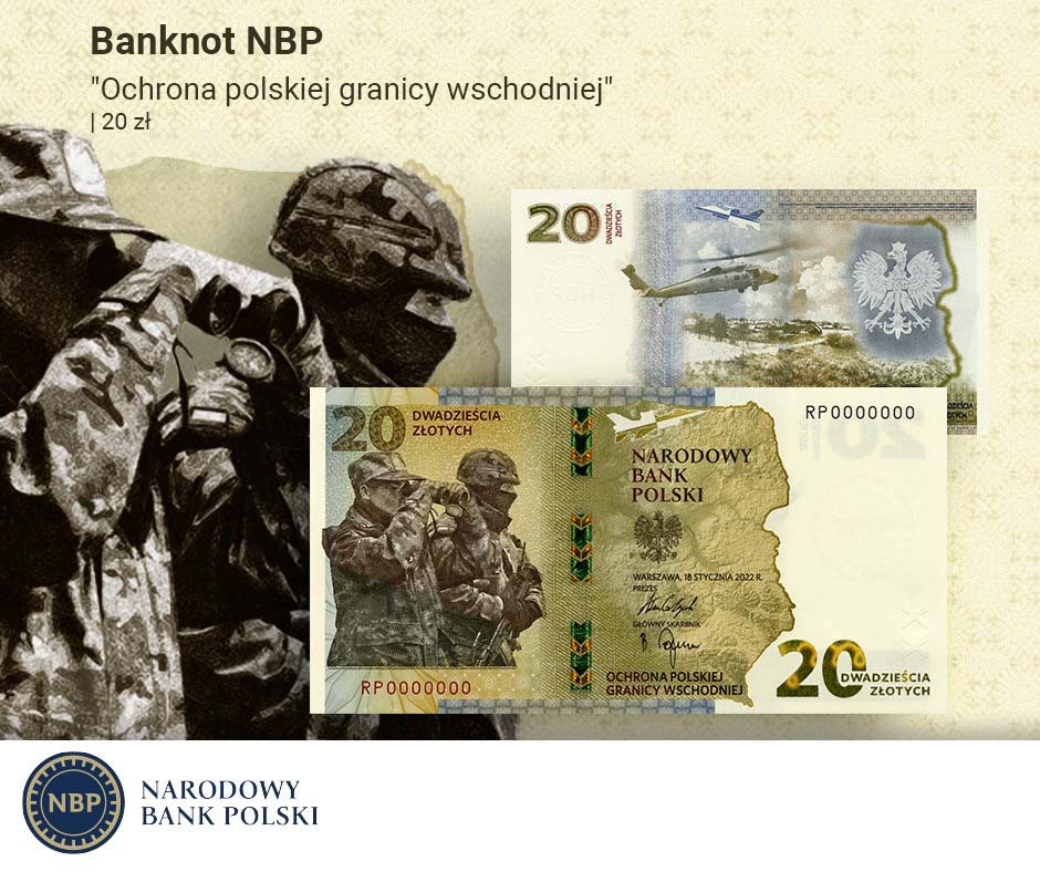Banknot NBP Żółw Szylkretowy