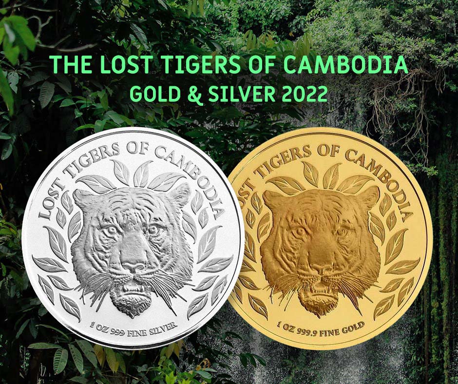 The Lost Tigers of Cambodia 1 uncja Srebra 2022