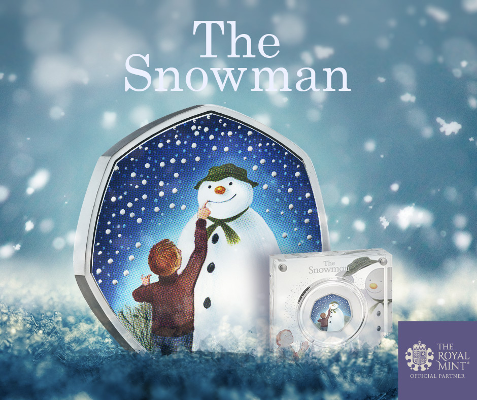 The Snowman kolorowany Srebro 2021 Proof