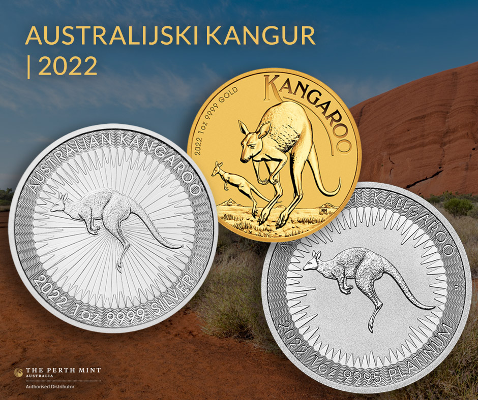 Australijski Kangur 1 uncja Złota 2022