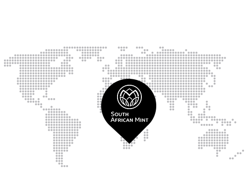 The South African Mint map