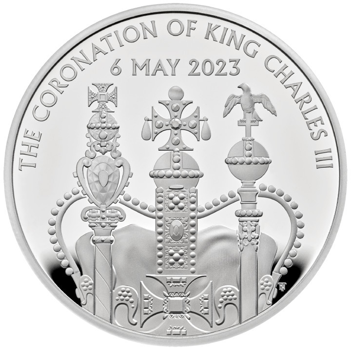 The Coronation of His Majesty King Charles III £5 Srebro 2023 Proof