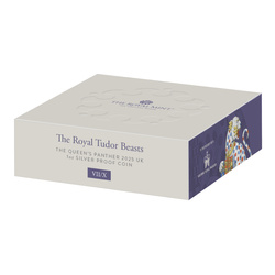 The Royal Tudor Beasts: The Queen's Panther 1 uncja Srebra 2025 Proof