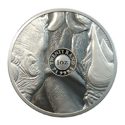Big Five: Rhino 1 uncja Platyny 2020 Proof 