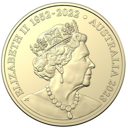 50th Anniversary of the End of Australia's Involvement in the Vietnam War kolorowany $2 Brąz Aluminiowy 2023 "C" Mintmark