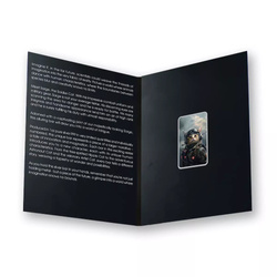 Sztabka The Holy Land Mint - Human Cats - Sarge kolorowana 1 uncja Srebra 2025 