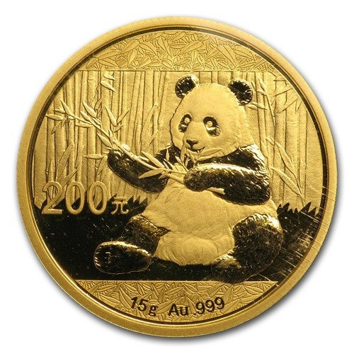 Chińska Panda 15 gramów Złota