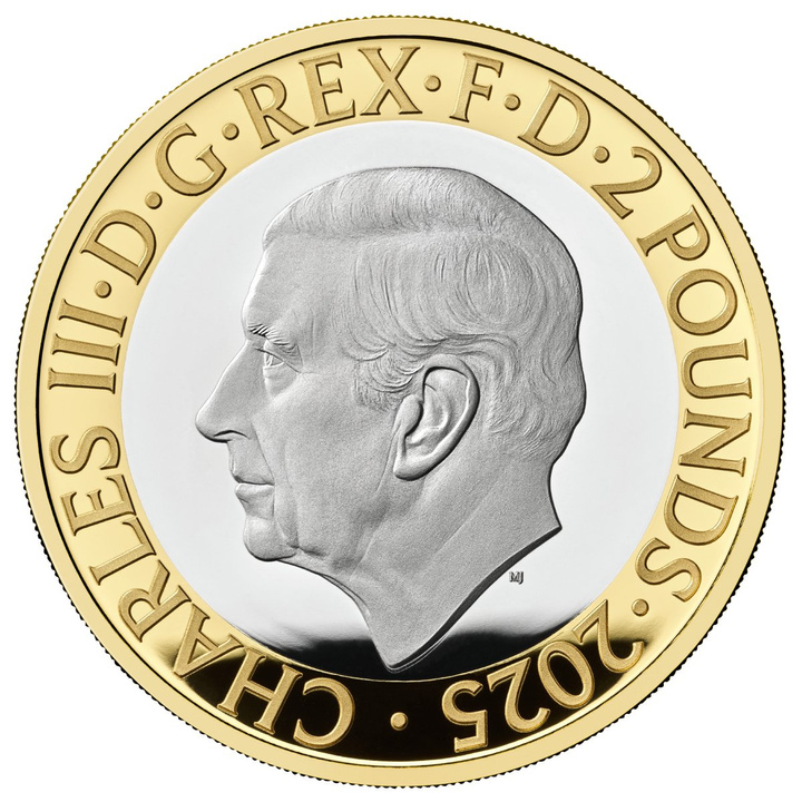 RRS Discovery £2 pozłacany Srebro 2025 Proof