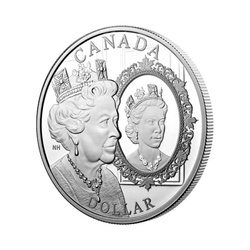 Canada: The Platinum Jubilee of Her Majesty Queen Elizabeth II Dollar Srebro 2022 Proof