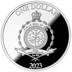 Niue: Wisława Szymborska $1 Srebro 2023 Proof 