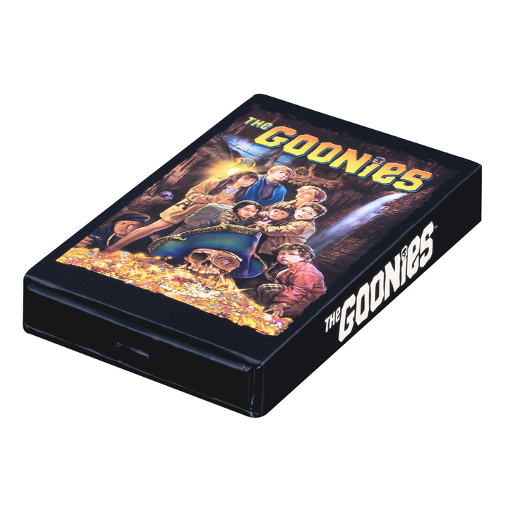 Samoa: The Goonies VHS Tape kolorowany 2 uncje Srebra 2025 Antiqued Shaped Coin