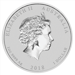 Lunar II: Rok Psa 1 uncja Srebra 2018