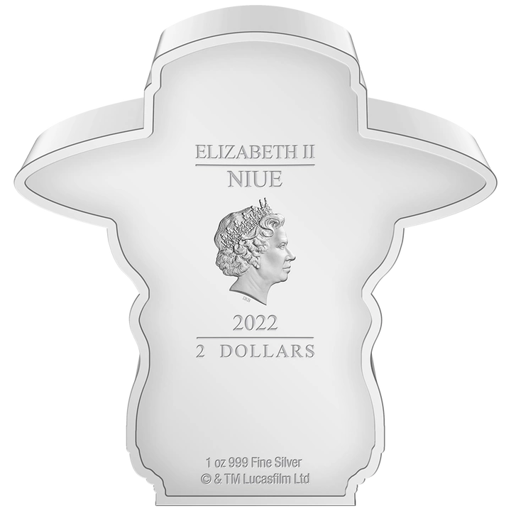 Niue: Star Wars - Cad Bane Chibi Coin kolorowany 1 uncja Srebra 2022 Proof