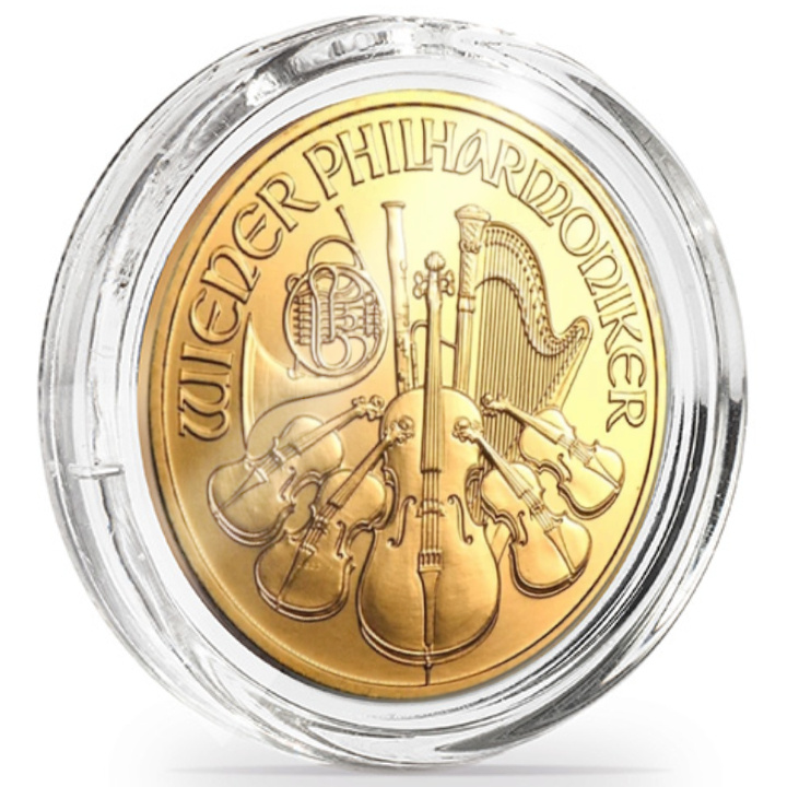 Leuchtturm - Plastikowy kapsel Wiedeński Filharmonik 1 uncja Złota Ultra Perfect Fit 10 sztuk