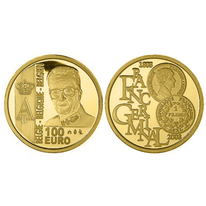 EU: Moneta 100 Euro 1/2 uncji Złota Różne Roczniki