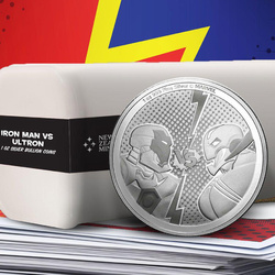 Niue: Marvel - Iron Man vs. Ultron 1 uncja Srebra 2025
