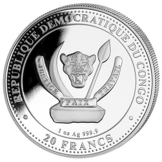 Congo: Prehistoric Life - Liopleurodon kolorowany 1 uncja Srebra 2022