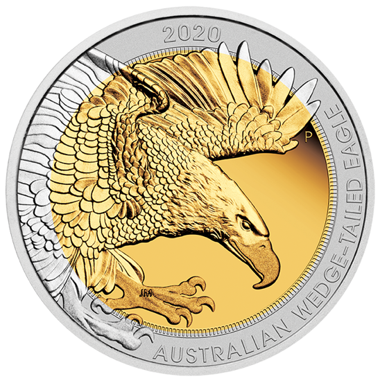 Orzeł Australijski 3/4 uncji Platyny i 3/4 uncji Złota Proof 2020