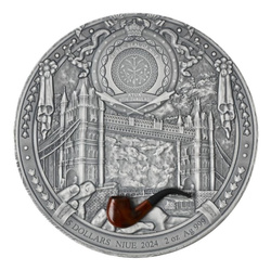 Niue: Sherlock Holmes - The Sign Of Four 5$ 2 Uncje Srebra 2024