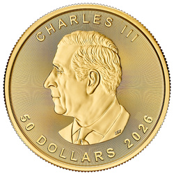 Kanadyjski Liść Klonowy 1 uncja Złota 2026