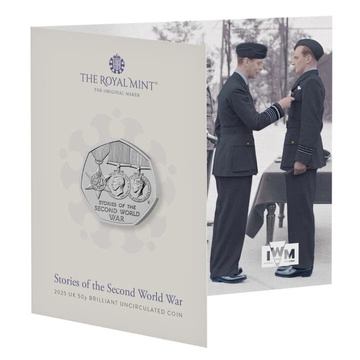 Stories of The Second World War 50p Miedzionikiel 2025