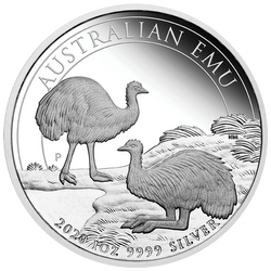 Australijski Emu zestaw - Srebrna moneta Proof 1 uncja 2018, 2019 i 2020