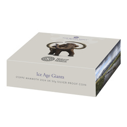 Tales of the Earth - Steppe Mammoth 50p Srebro 2024 Proof