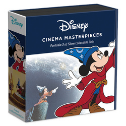 Niue: Disney Cinema Masterpieces - Fantasia kolorowana 3 uncje Srebra 2023 Proof