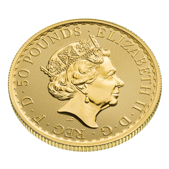 Britannia 1/2 uncji Złota 2021