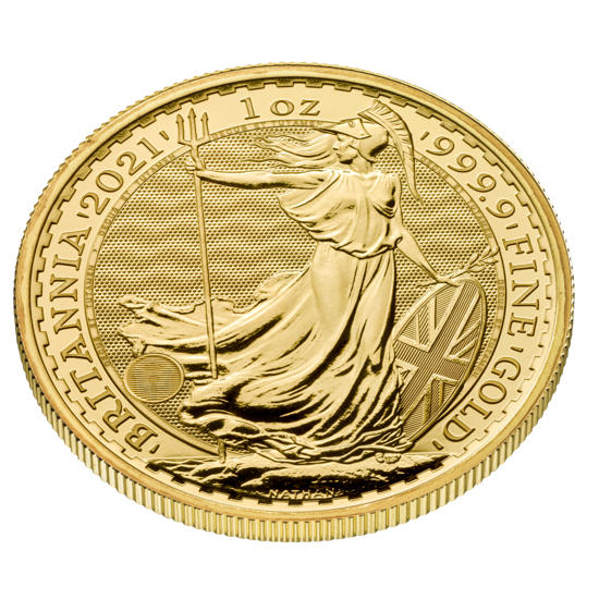Britannia 1 uncja Złota 2021 Certipack
