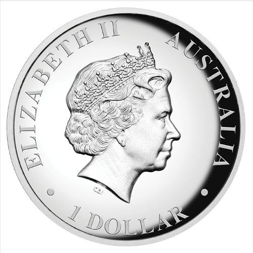 Australijski Kangur 1 uncja Srebra 2015 High Relief