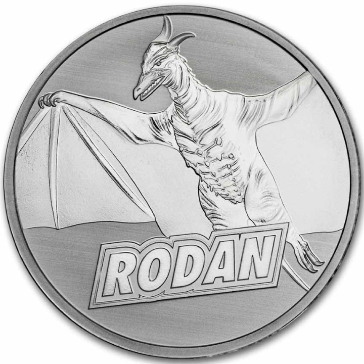 Niue: Godzilla vs Monsters - Rodan 1 uncja Srebra 2024