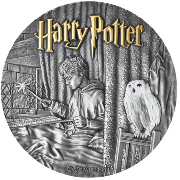 Niue: Harry Potter i Więzień Azkabanu 200 g Srebra 2025 High Relief Antiqued Coin