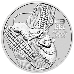 Lunar III: Rok Myszy 1000 gramów Srebra 10 SZTUK 2020