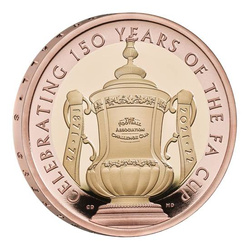 The 150th Anniversary of the FA Cup Złoto £2 2022 Proof