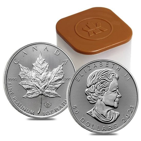 Kanadyjski Liść Klonowy 1 uncja Platyny 2021