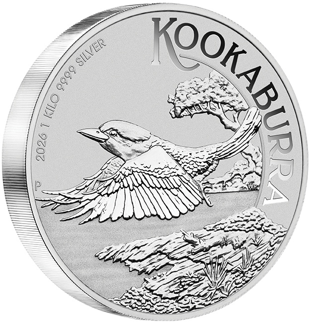Kookaburra 1000 gramów Srebra 2026
