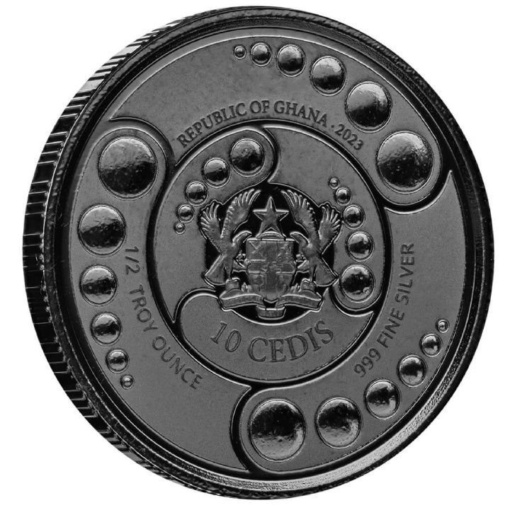Zestaw Ghana: Alien 4 x 1/2 uncji Srebra 2023
