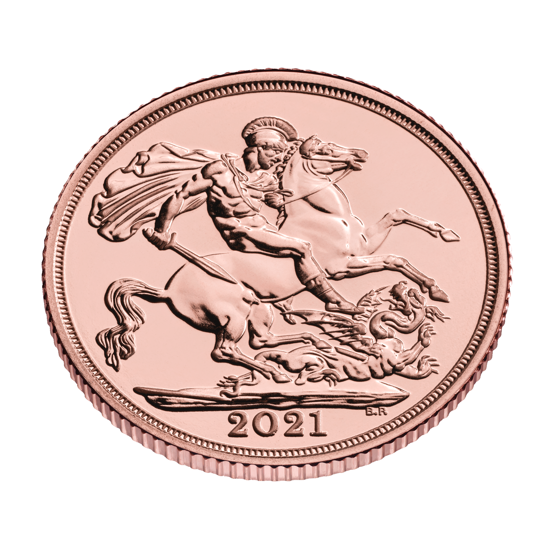 Wielka Brytania: Złoty Suweren Elżbieta II 2021