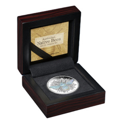 Niue: Australian Native Bees - Stingless Bee 1 uncja Srebra 2026 Proof Hologram