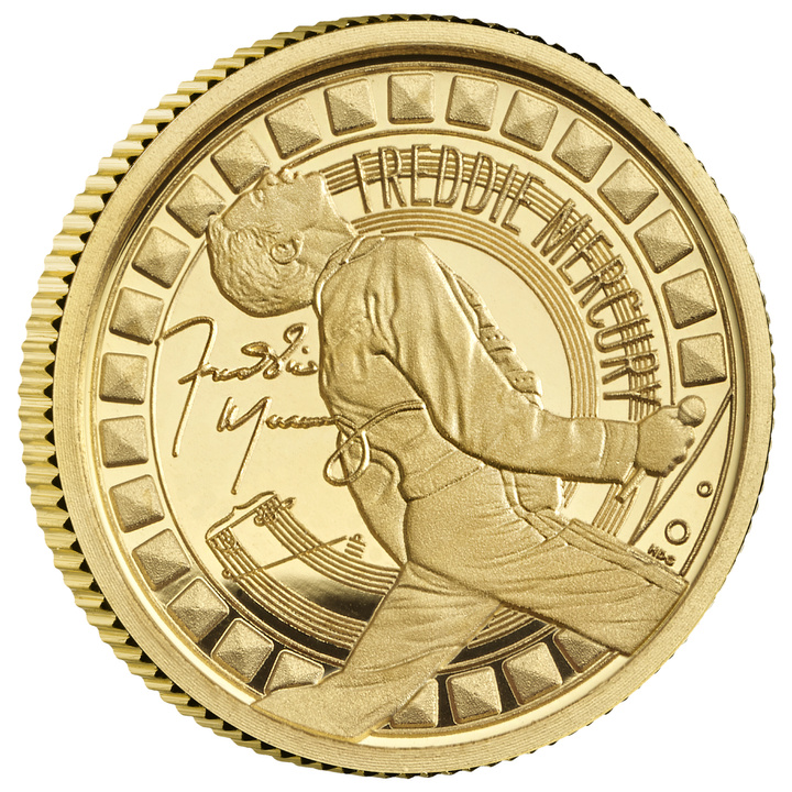 Freddie Mercury 1/40 uncji Złota 2025 Proof