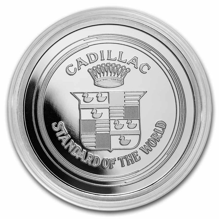 Cadillac "La Mothe Cadillac" Logo 1 uncja Srebra