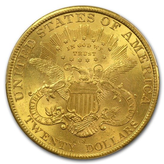 Liberty-S Double Eagle 20 Dollar 1899 Stan 2-