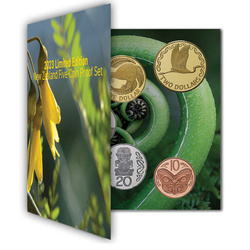 Zestaw 5 monet New Zealand: Limited Edition 2023 Proof