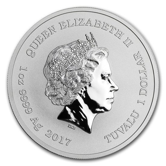 Tuvalu: Marvel - Spider-Man 1 uncja Srebra 2017