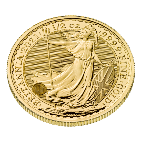 Britannia 1/2 uncji Złota 2021